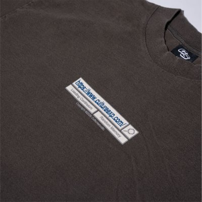 NC VERIFY COLOR BOXY TEE (BROWN FADED)