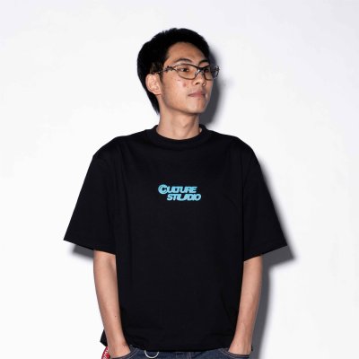 NC BASIC 4x4 BOXY TEE (BLACK)