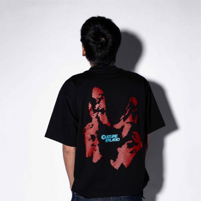 NC BASIC 4x4 BOXY TEE (BLACK)