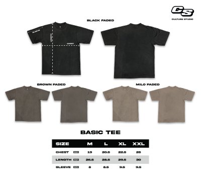 NC CODAK FILM BASIC TEE (BROWN FADED)