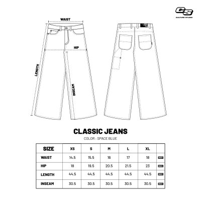 NC CLASSIC JEANS (SPACE BLUE)