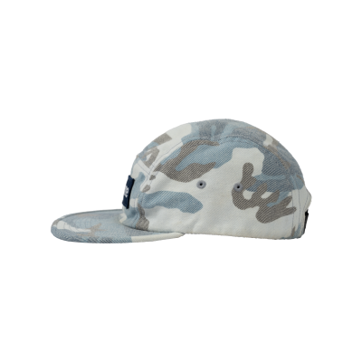 SUPREME WASHED OUT CAMO CAMP CAP  SS19