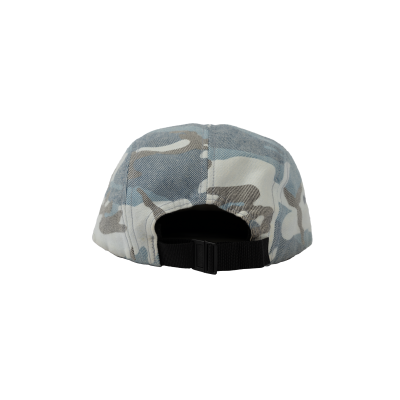 SUPREME WASHED OUT CAMO CAMP CAP  SS19