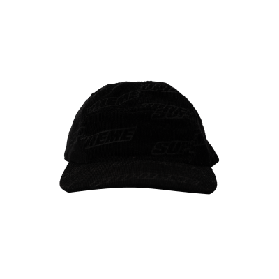 SUPREME DEBOSSED CONDUROY CAMP CAP SS18
