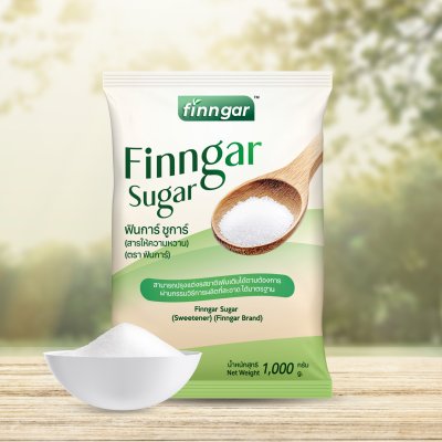 Finngar Sugar สารให้ความหวานแทนน้ำตาล ขนาด 1,000 กรัม