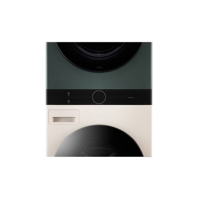 (จัดส่งฟรีพร้อมติดตั้ง) LG ตู้ซักผ้าและอบผ้าฝาหน้า WashTower  ซัก 21 กก./อบ 16 กก. รุ่น WT2116SHEG  สีเขียวเบจ