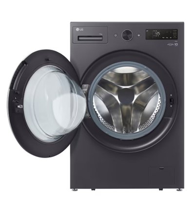 (จัดส่งฟรีพร้อมติดตั้ง) LG เครื่องซักผ้าฝาหน้า ระบบ AI DD™ ความจุซัก 15 กก. พร้อม Smart WI-FI รุ่น F2515SNEG สีเทาเข้ม