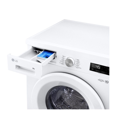(จัดส่งฟรีพร้อมติดตั้ง) LG เครื่องซักผ้าฝาหน้า ความจุซัก 8 กก.รุ่น FB1208S6W