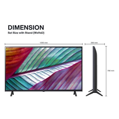 (จัดส่งฟรีพร้อมติดตั้ง)  LG 4K UHD Smart TV 55UR7550 ขนาด 55 นิ้ว รุ่น 55UR7550PSC รับประกันศูนย์ เครื่องแท้ 100%