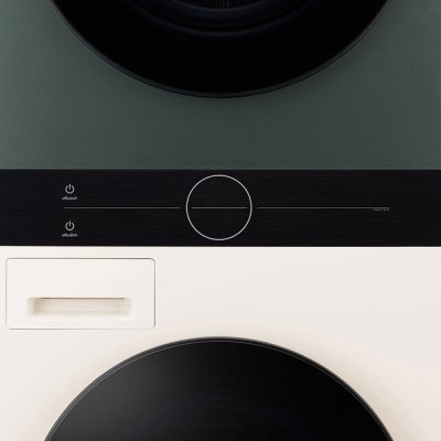 (จัดส่งฟรีพร้อมติดตั้ง) LG ตู้ซักผ้าและอบผ้าฝาหน้า WashTower ซัก 14 กก./อบ 10 กก. รุ่น WT1410NHEG สีเขียวเบจ