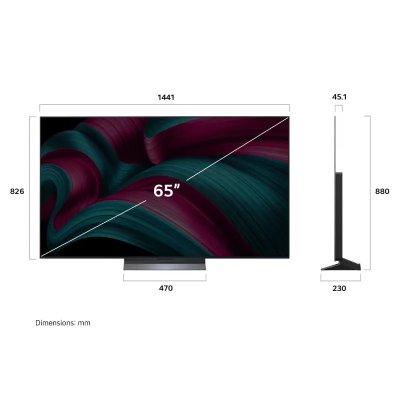 (จัดส่งฟรีพร้อมติดตั้ง) LG OLED evo AI 4K Smart TV C5Z 65 นิ้ว รุ่น OLED65C5ZSA (ปี 2025)
