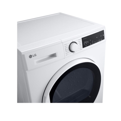 (จัดส่งฟรีพร้อมติดตั้ง) LG เครื่องอบผ้าฝาหน้า ความจุซัก 8 กก.รุ่น RD08NHP5W HEAT PUMP สีขาว