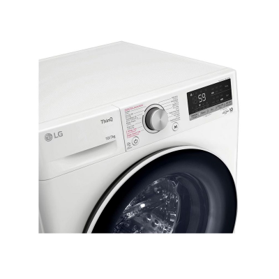 (จัดส่งฟรีพร้อมติดตั้ง) LG เครื่องอบผ้าฝาหน้า ความจุซัก 10 กก.รุ่น RV10VHP3W1 อินเวอร์เตอร์