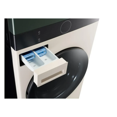 (จัดส่งฟรีพร้อมติดตั้ง) LG ตู้ซักผ้าและอบผ้าฝาหน้า WashTower ซัก 14 กก./อบ 10 กก. รุ่น WT1410NHEG สีเขียวเบจ