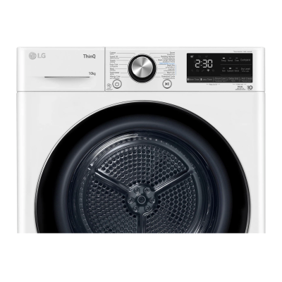 (จัดส่งฟรีพร้อมติดตั้ง) LG เครื่องอบผ้าฝาหน้า ความจุซัก 10 กก.รุ่น RV10VHP3W1 อินเวอร์เตอร์