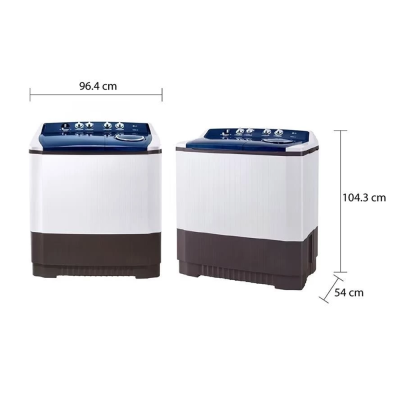 (จัดส่งฟรีพร้อมติดตั้ง) LG เครื่องซักผ้า 2 ถัง  TT16WAPG  ซัก 16 KG ถังปั่นหมาด 10 กก.