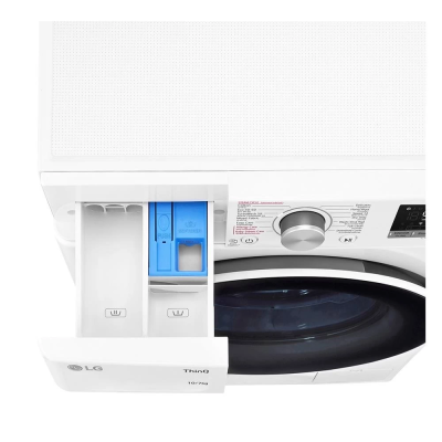 (จัดส่งฟรีพร้อมติดตั้ง) LG เครื่องซักผ้าฝาหน้า ระบบ AI DD™ ความจุซัก 10 กก./ อบ 7 กก. พร้อม Smart WI-FI รุ่น FV1410H4W สีขาว