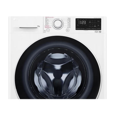 (จัดส่งฟรีพร้อมติดตั้ง) LG เครื่องซักผ้าฝาหน้า ระบบ AI DD™ ความจุซัก 10 กก.รุ่น FV1410S5WG1 สีขาว  พร้อม Smart Diagnosis ตรวจสอบปัญหาผ่านมือถือ