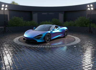 แท่นหมุนรถยนต์