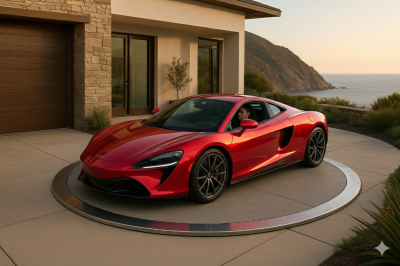 แท่นหมุนรถยนต์