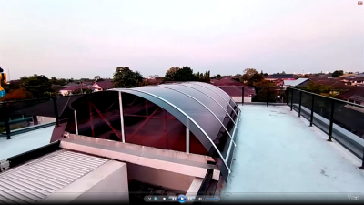 หลังคาเลื่อนโพลีคาร์บอเนต