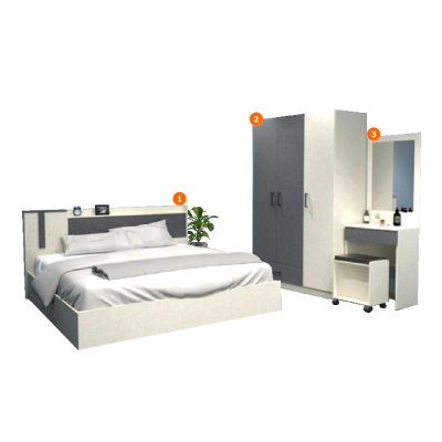 ชุดห้องนอน 6 ฟุต "รุ่น WINNER "