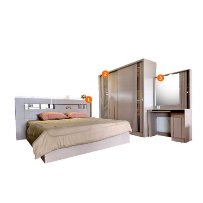 ชุดห้องนอน 6 ฟุต " รุ่น ซอฟฟิเทล "