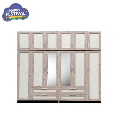 ตู้เสื้อผ้า 6 บานเปิด " รุ่น FD7013 "