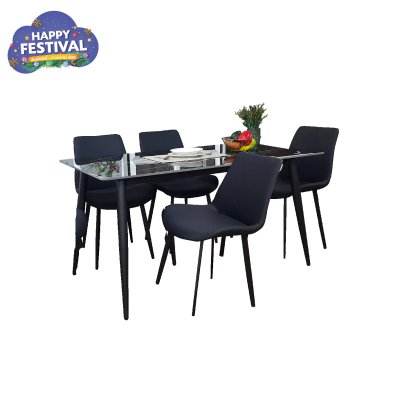 ชุดโต๊ะอาหาร 4 ที่นั่ง  " รุ่น EMMA "