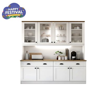 ตู้ครัวไม้สองตอน " รุ่น KT-161A "