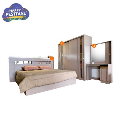 ชุดห้องนอน 6 ฟุต " รุ่น ซอฟฟิเทล "