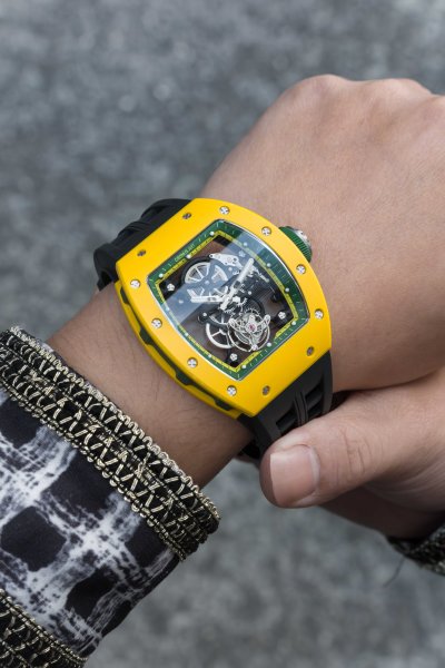 Prestige Ceramic Tourbillon (Yellow Green)