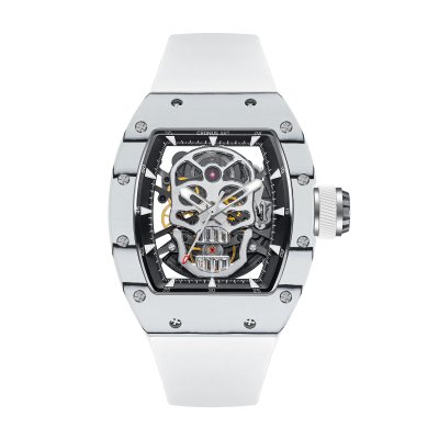 Gem Skull (Silver Bone White)