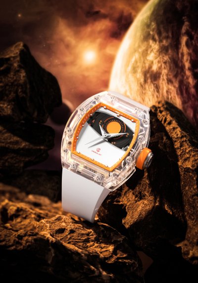 Transparent orange