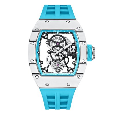 Prestige Carbon Fiber Tourbillon (Crystal Blue)