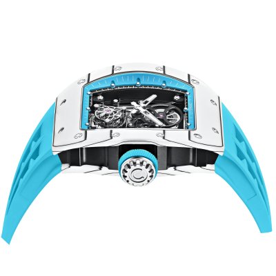Prestige Carbon Fiber Tourbillon (Crystal Blue)