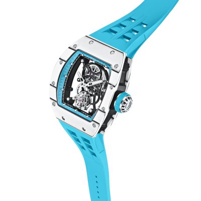 Prestige Carbon Fiber Tourbillon (Crystal Blue)