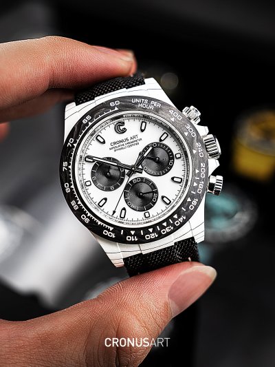 Chrono Racing Daytona (White Carbon Fiber Panda)
