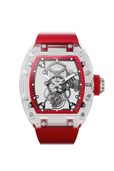 Exquisite Tourbillon (Burgundy Red)