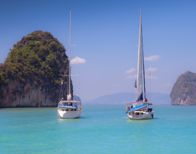 Coral Island by Yacht Sailing Catamaran