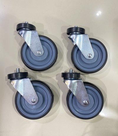 ล้อรถเข็นซุปเปอร์มาร์เก็ต(Castor Wheel) ขนาด 5 นิ้ว รุ่น Heavy Duty