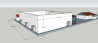 ห้องเย็น แบบ 2 ระบบ ขนาด 20 x 17 x 5.5 เมตร