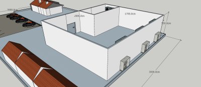 ห้องเย็น แบบ 2 ระบบ ขนาด 20 x 17 x 5.5 เมตร