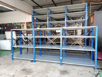 ชั้นวางของ แบบ Micro rack(ไมโครแร็ค)มือสอง รุ่นหนาสุด แผ่นชั้นกว้าง 120 cm.