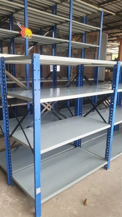 ชั้นวางของ แบบ Micro rack(ไมโครแร็ค)มือสอง รุ่นหนาสุด แผ่นชั้นกว้าง 120 cm.