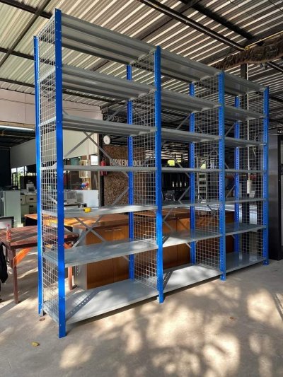 ชั้นวางของ แบบ Micro rack(ไมโครแร็ค)มือสอง รุ่นหนาสุด แผ่นชั้นกว้าง 120 cm. ชั้นวางของ แบบ Micro rack(ไมโครแร็ค)มือสอง รุ่นหนาสุด แผ่นชั้นกว้าง 120 cm.