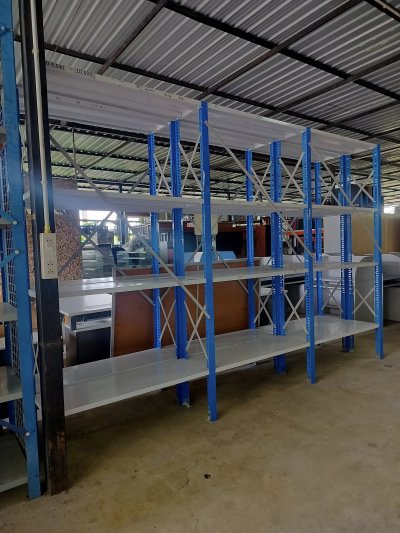 ชั้นวางของ แบบ Micro rack(ไมโครแร็ค)มือสอง รุ่นหนาสุด แผ่นชั้นกว้าง 120 cm.