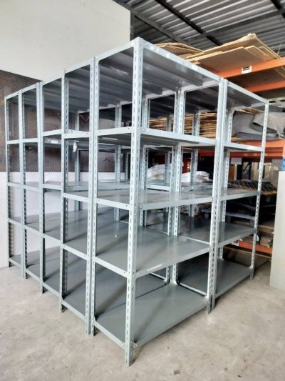 6 ชั้นเหล็กฉากโล่ง (ขนาด 46 x 100 x 210 cm) - มือสอง