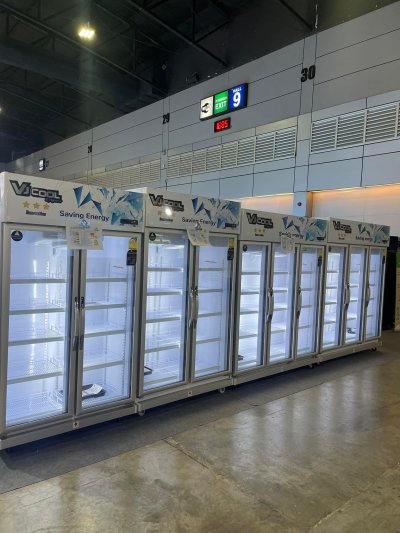 ตู้แช่มินิมาร์ท 2 ประตู ยี่ห้อ VJCOOL รุ่น DVV-02-110 ความจุ 689 ลิตร/ 24.3 คิว