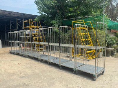 รถเข็นทรงสูง (Warehouse Trolley) ขนาดใหญ่  - มือสอง รถเข็นทรงสูง (Warehouse Trolley) ขนาดใหญ่  - มือสอง